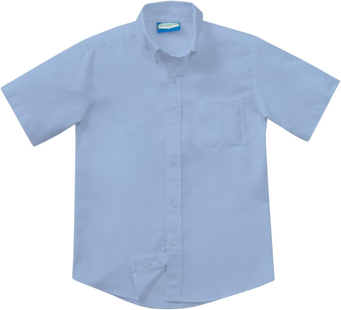 Classroom School Uniforms Boys' Short Sleeve Oxford Shirt