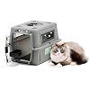 Petmate Sky Kennel For Air and Travel Airline Compliant Dog Crate for Smaller Dog Breeds or Pets up to 15 lbs, Heavy Duty Dog Kennel, Made in the USA- 21 L