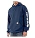 Produktbild Carhartt Herren Sleeve Logo Hooded Sweatshirt Kapuzenpullover, New Navy, L