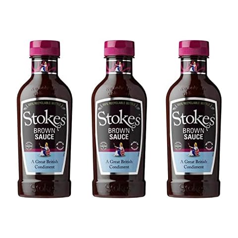 Stokes - Real Brown Sauce in Squeezy Bottle 505g - Pack of 3 Cover