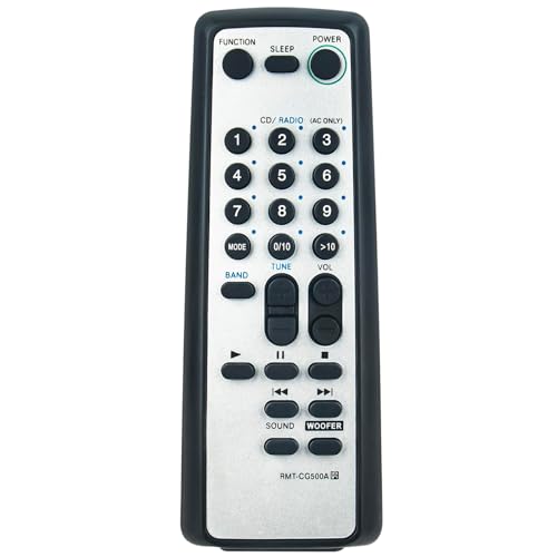 RMT-CG500A Replace Remote Control fit for Sony Boombox CD Ca