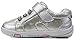 pediped, Girls, Toddler, Big Kid, Dani, Silver Shimmer, Micro Fiber Upper, Sneaker - EU 23 (7 US)