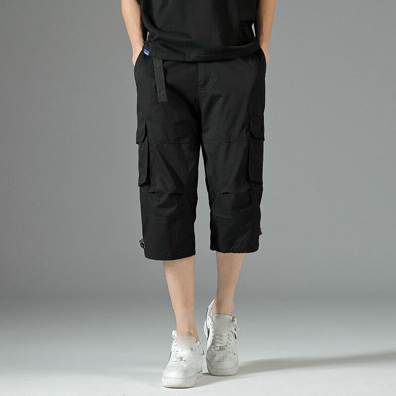 Short d'été à sept points homme léger ample à poches multiples - 6