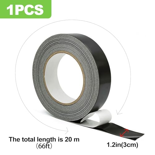 Image of 1 Pcs Blackout Tape 1.2 Inch x 66 Feet, 100% Light Blocking for Electronics, LED Covers, Windows, Aquariums, and More