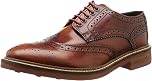 Base London Woburn Hi Shine Tan Men's Brogue UK 8