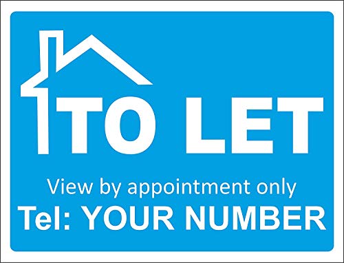 Property to let sign board Personalised x 2 DIY