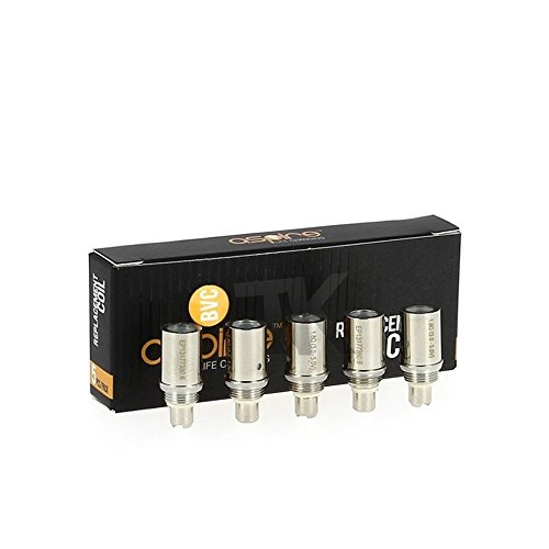 Pack 5 résistances BVC Aspire (1.6 ohms) - sans tabac ni nicotine
