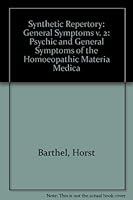 Synthetic Repertory: General Symptoms 377601279X Book Cover