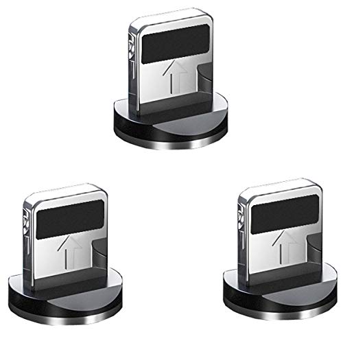 Top-Longer 3 Pack USB Adapters Magnetic Charging Plug -Sin Datos de Sincronización