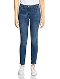 Cecil Denim Charlize mit seitlichen Galonstreifen und schimmernden Patch am Bund