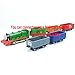 LATUROP Th-omas and Friends Train Plastic Electric Master Battery Powered Toy Set Kids Boys Girls (Edward Train Set)