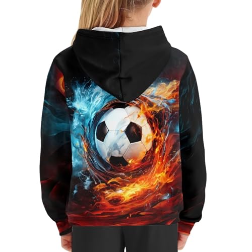 Poceacles Youth Hoodies for Boy Girl Kids Cool Sportwear Novelty Athletic Pullover Sweatshirts with Pocket Age 6-16 Year Old2