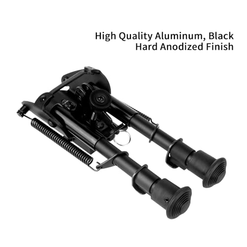 BIPOD Adjustable Bi-Pod 6-9 in. Pivoting Picatinny Rail or Sling Stud Mount | FTF Industries Inc Firearms Parts & Accessories