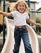 SUOSDEY 3 Pack Kids Belts for Girls Skinny Cute Leather Belts for Teen Little Toddler Girls