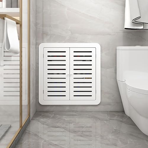 Cubiertas para radiador de hogar de listones horizontales con fácil instalación de armario blanco 2