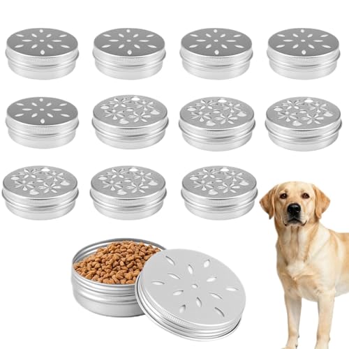 Duft-Trainingsset für Hunde, Aluminium, bissfest, Schnüffelausrüstung, 12-teilig, Hundeduft-Trainingsbox – für Jagd, Arbeit, Zuhause, Outdoor, Hinterhof, Terrasse, , Rasen