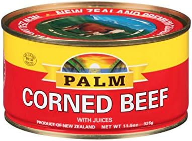 (PACK OF 2 CANS) Palm Corned Beef with Juices 11.5 Oz. Can