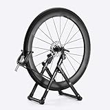 TT-YEL Rear Wheel Balancing and Rim Alignment Repair Stand, Aluminum Alloy Bicycle Wheel Alignment Stand, Suitable for 12-29 Inch Quick Release Wheels, Foldable