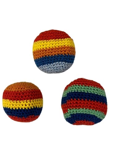 Lunch Money Set of 3 Hacky Sacks Footbags - Assorted Colors