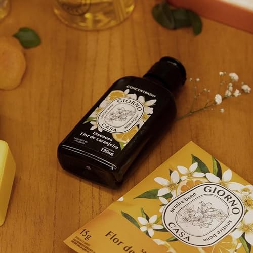 Giorno Casa Limpador Concentrado De Superfície Perfumador Flor De Laranjeira 120 Ml Marrom