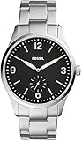 FOSSIL VINTAGE 54 ヴィンテージ ブラック サブセコンド ステンレススティール アナログ メンズ 腕時計 フォッシル FS5245 [並行輸入品]