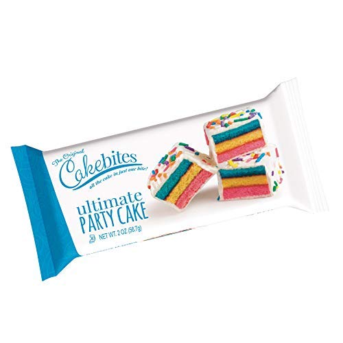 The Original Cakebites By Cookies United, Grab-And-Go Bite-Sized Snack, Ultimate Party Cake, 12 Pack Of 3 Cookies #TOP1
