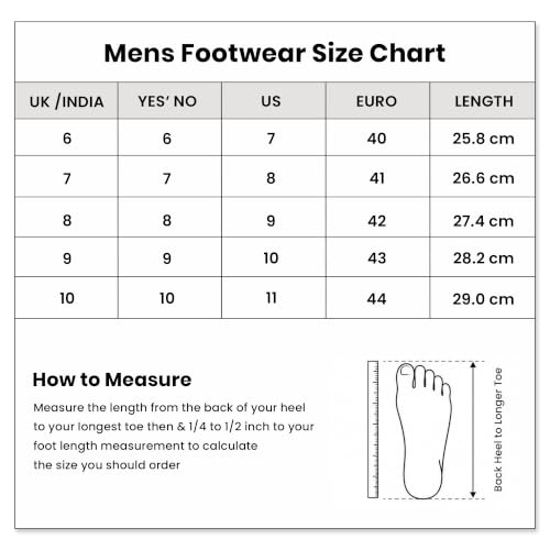 Buy Yes'No Men's Sports Shoes | Lightweight Mesh Running Shoes with Soft Cushioning & Lace-Up Design | Comfortable Slip-On Sneakers for Walking, Jogging, Gym 2” Curved Heel, White at Amazon.in - Image 7