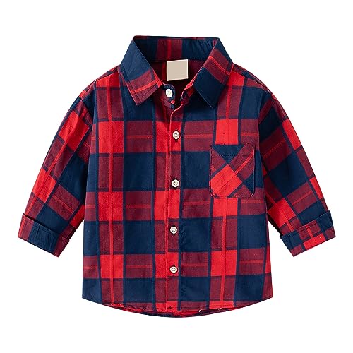 Betadog Boys' Big Classic Fit Long Sleeve Button One Open Pocket Solid Boy Fall Outfits Boy Fall Outfits