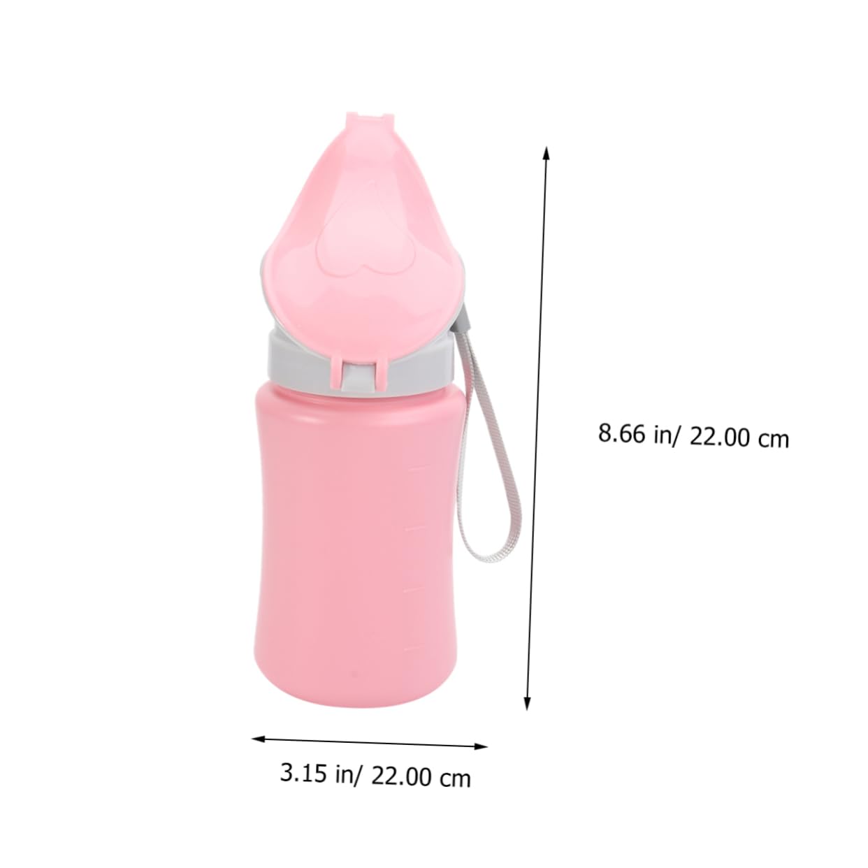 KOMBIUDA Practical Car Potty for Boys and Girls Portable Travel Toilet Boy Girl's Urinal Bottle Cartoon Shape Design