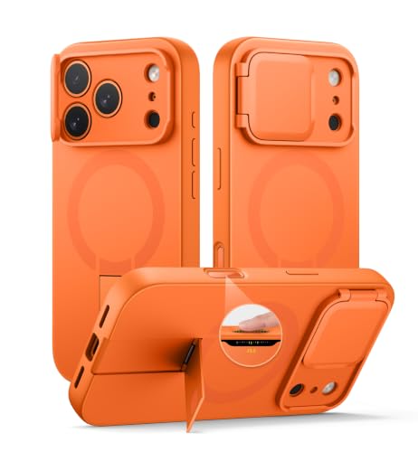 Image of SURITCH for iPhone 18 Pro Case for MagSafe, Camera Cover, Orange