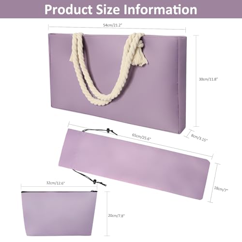 TIASUSAN Empty Mahjong Bag(Purple) for American Mahjong Set with Tiles and Racks Bag by TIASUSAN - Image 2
