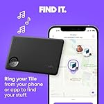 Tile by Life360 Starter Pack - Bluetooth Trackers and Item Finders for Keys, Wallets & More. Both iOS and Android Compatible. Phone Finder. 2-Pack (Black Mate/Slim) - Image 3