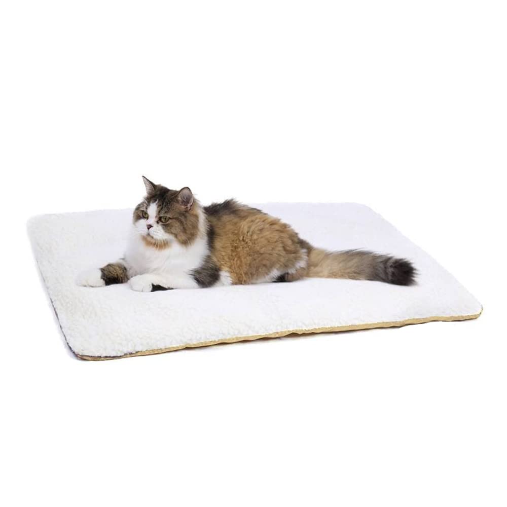 Great Lakes Self Warming Comfortable Pet Cushion For Animal Snuggle Thermal Soft Simulated Sheepskin 18