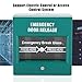 Emergency Button Quick Response Button Security Release Switch Panic Alarm Switch for Home, Business, Supermarket Safety