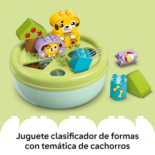 Miniatura 4 de LEGO DUPLO Mi Primer Clasificador de Formas: Casa de los Perritos - Juguete Educativo Infantil - Ladrillos de Muchos Colores y Formas - Juego para Motricidad Fina para Niños y Niñas de 18+ Meses 10441