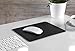 Price comparison product image ZALE YARDLEY Mouse Mat, Gaming PC Mouse Pad, Non Slip, Handmade With leather, 24cm x 20cm x 1cm (Black)