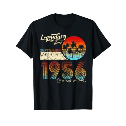 Legendario de cumpleaños desde septiembre de 1956 Regalo Camiseta