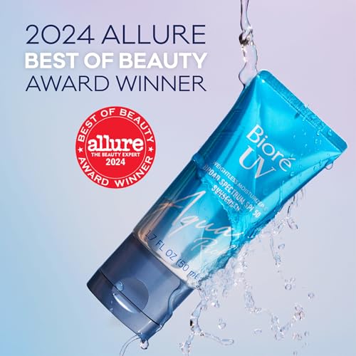 Biore UV Aqua Rich Daily Hydrating Facial Moisturizer with SPF 50 | Oil Free Sunscreen & Primer for Makeup with Hyaluronic Acid, No White Cast, Non-Comedogenic, For Sensitive Skin, PA++++, 1.7 Oz - Image 3