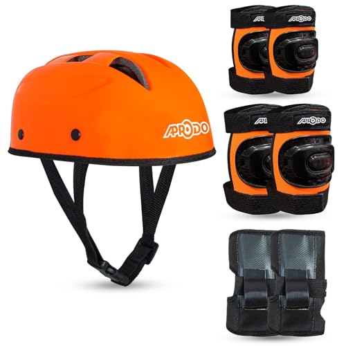 APRODO Kids Protective Gear Set for Roller Skating, Skateboarding & Cycling |for Kids 5 to 12 Years...