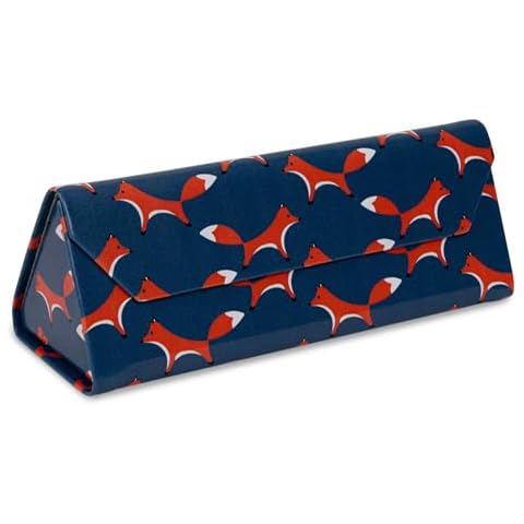 LAGO TERRA Foldable Triangular Glasses Case Cover