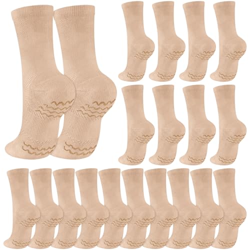 8 Pairs Dance Non Slip Socks with Spin Spot Compression Ballet Ankle Socks Ballet Dance Stockings for Women Dancer