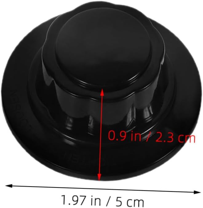 Universal Fan Nut and Cap Set 30 Pieces Black Plastic Fan Fittings Replacement Parts