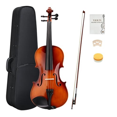 Ktaxon 1/4 Violin for Beginners Fiddle for Students and Enthusiasts Acoustic Violin Kit with Case Bow Rosin & Manual