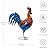 Tiejiajiang Metal Rooster Statue - Outdoor Garden Porch Patio Farm Backyard Decor - 21 Inch Metal Home Furnishing Artwork - Unique Gifts for Mom Women