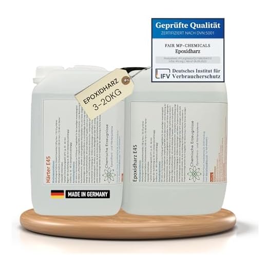 10,1Kg GFK Epoxidharz Epoxydharz Epoxi Laminierharz Terra - Harz Top-Qualität 2K EP Holz Glasklar Gießharz Epoxy für GFK Tisch Boden Terra Aquarium Formenbau UV Stabilisiert