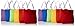 Rhode Island Novelty JATOTE8 8.75" Bright Color Tote Bag
