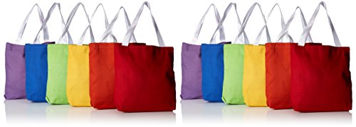 JATOTE8 8.75 Inch Bght Color Tote Bag