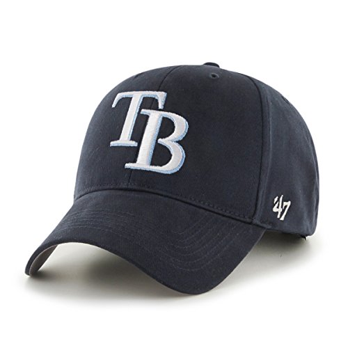 MLB Tampa Bay Rays Basic MVP Adjustable Hat, Youth