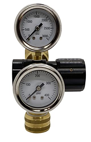 Preece Precision Adjustable High Flow 0-250 Psi Carbon Dioxide Cga320 Co2 Regulator For Tires thumb #5