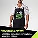 Apron Chef - One Size Fits All Men Women - Black Basic